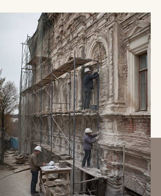 Реставрация объектов культурного наследия под ключ в Мариинске
